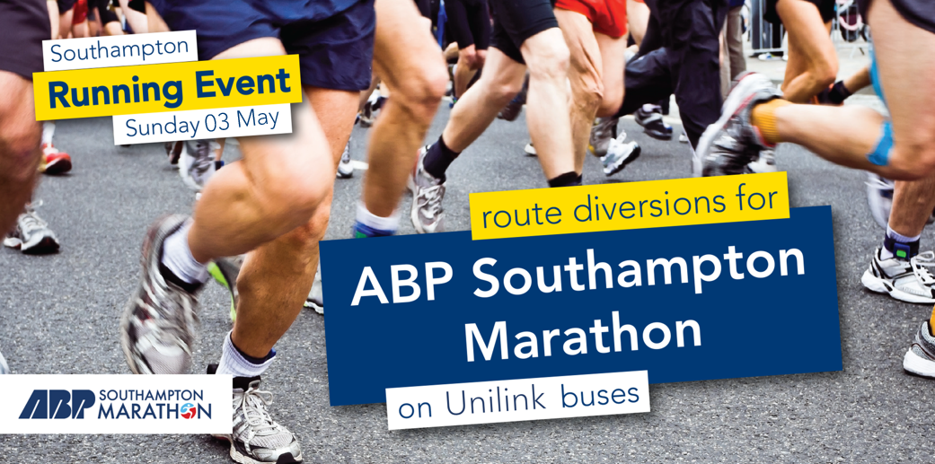 route diversions Unilink Sunday 3 May