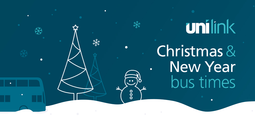 Unilink Christmas and New Year bus times