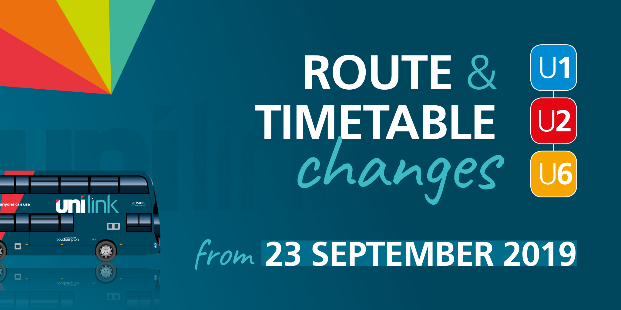 Unilink announces new timetable for its bus services in Southampton