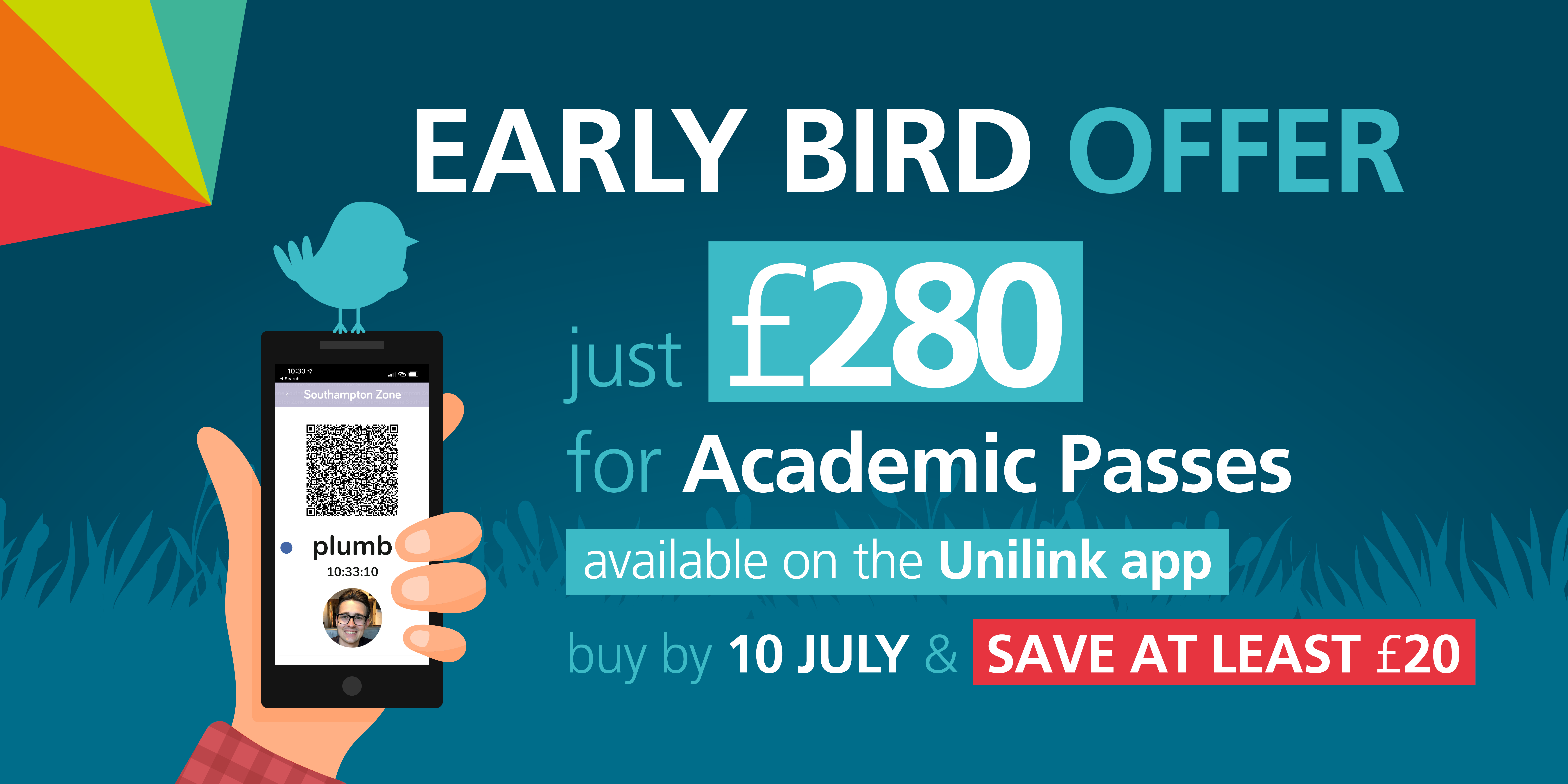 early bird offer - £280 for the year