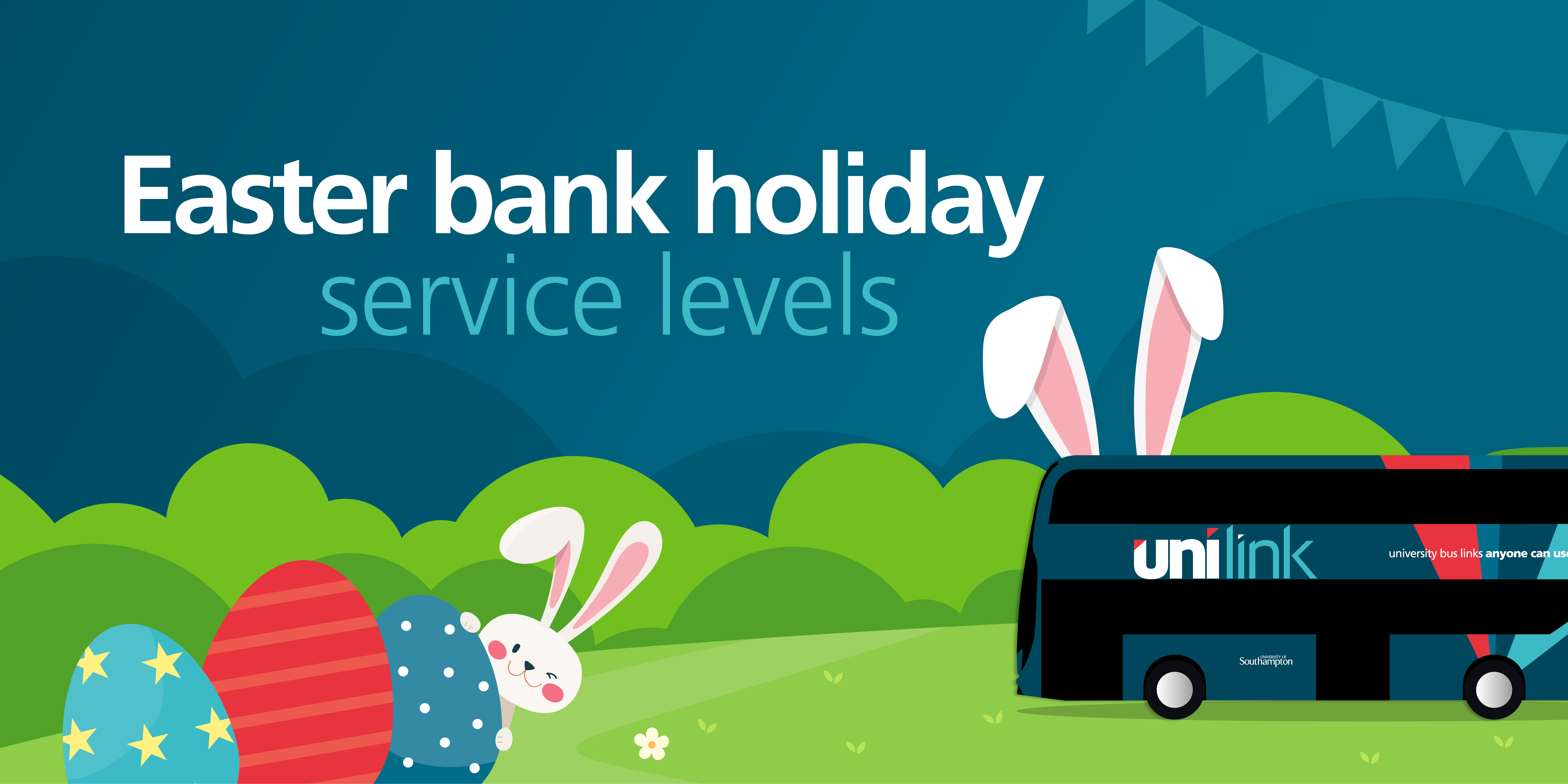 Easter bank holiday service levels image